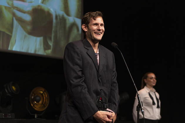 Simon Bennebjerg wins AArets male lead role for the Pact The ROBERT prizes will be awarded to Camilla Bendix at the Tivoli Hotel Congress Center on Saturday 5 February 2022, Copenhagen Denmark  Copyright: ClausxBechx Cop102 spdk20220205-212638-L