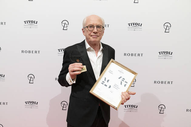 Janus Billeskov Jansen wins AArets klipper for Flugt ROBERT the prizes will be with Camilla Bendix which has been awarded in Tivoli Hotel Congress Center on Saturday 5 February 2022, Copenhagen Denmark  Copyright: ClausxBechx Cop102 spdk20220206-085449-L