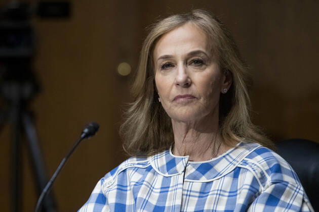 News Bilder des Tages February 8, 2022, Washington, District of Columbia, USA: Randi Charno Levine appears before a Senate Committee on Foreign Relations hearing for her nomination to be Ambassador to the Portuguese Republic, in the Dirksen Senate Office Building in Washington, DC, Tuesday, February 8, 2022 Washington USA - ZUMAs152 20220208_zaa_s152_041 Copyright: xRodxLamkeyx