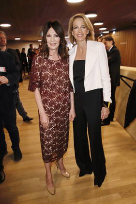 Iris Berben Julia Jäkel Nannen Price 2018 on 11 April 2018 in the Elbphilharmonie in Hamburg Copyright: xVISTAPRESSx xG.xChlebarov