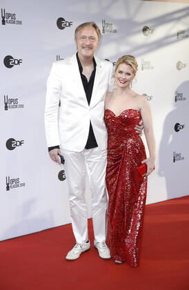 Albrecht Mayer with Wife Alexandra Mayer Opus Classics 2018 on 14 October 2018 at Konzerthaus on Gendarmenmarkt in Berlin Copyright: xVISTAPRESSx xG.xChlebarov