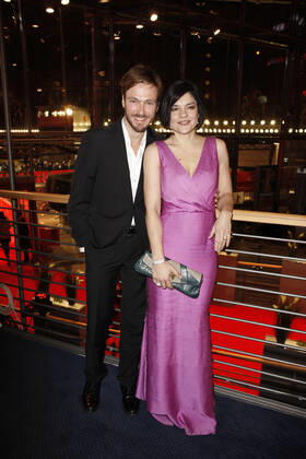 Andreas Pietschmann and Jasmin Tabatabai Aftershow Party at the Opening the 62 Berlinale 62 International Film Festival Berlin on 9 February 2012 at Berlinale Palace in Berlin Copyright: xVISTAPRESS G.xChlebarov