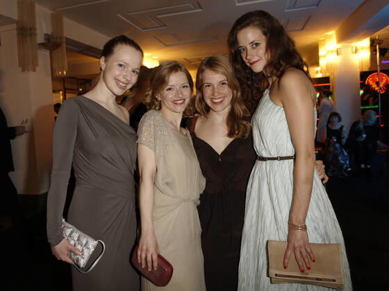 Anna Brüggemann Karoline Schuch Paula Kalenberg Anja Knauer German Film Award 2012 Lola Gala Aftershow Party on 27 April at Friedrichstadtpalast Copyright: xVISTAPRESS GeorgxChlebarov