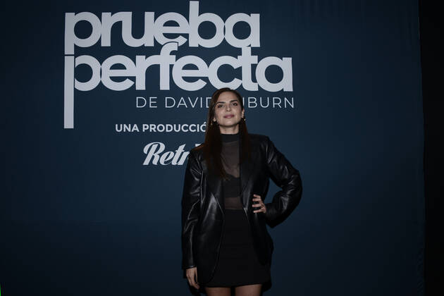 Prueba Perfecta Theater Press Conference MEXICO CITY, MEXICO - FEB 17, 2022: Actress Estefania Hinojosa poses for photos during the press conference of the Prueba Perfecta theater play at Foro Shakespeare. On February 17, 2022 in Mexico City, Mexico. (Photo by Carlos Tischler Eyepix Group) Copyright: xCarlosxTischlerx xEyepixxGroupx EYEPIX_CT_17022022_56042