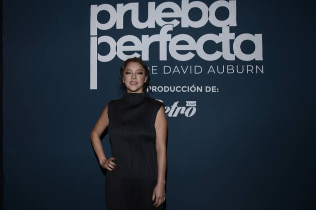 Prueba Perfecta Theater Press Conference MEXICO CITY, MEXICO - FEB 17, 2022: Actress Sara Maldonado poses for photos during the press conference of the Prueba Perfecta theater play at Foro Shakespeare. On February 17, 2022 in Mexico City, Mexico. (Photo by Carlos Tischler Eyepix Group) Copyright: xCarlosxTischlerx xEyepixxGroupx EYEPIX_CT_17022022_56045