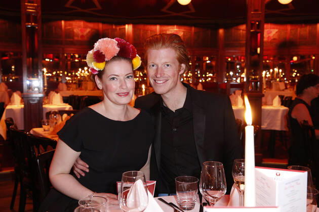 Enie van de Meiklokjes with Tobias Staerbo Palazzo Gala Premiere on 02 November 2016 at Palazzo Spiegelpalast in the Kynaststraße in Berlin Copyright: x