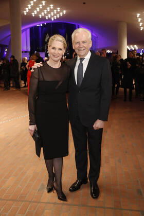Cornelia Poletto and Rüdiger Pit Opening the Elbphilharmonie on 11 January 2017 in Hamburg Copyright: x