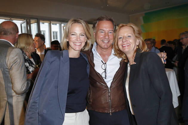 Julia Jäkel Nico Hofmann Patricia Schlesinger Bertelsmann and UFA present the UFA Film nights 2017 in the Bertelsmann Representative Office on 22 August 2017 in Berlin Copyright: x