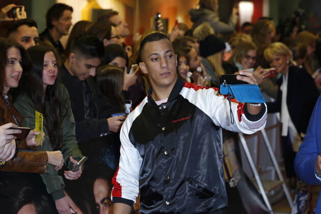 Farid Bang World premiere from Fack JU Goehte 3 on 22 October 2017 at Mathaeser Cinema in Munich Copyright: xVISTAPRESSx xxYannikxBikker