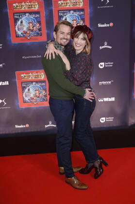 Isabell Horn with Friend Jens Ackermann Premiere from Game with the Time on 19 November 2017 at Friedrichstadt Palace in Berlin Copyright: x