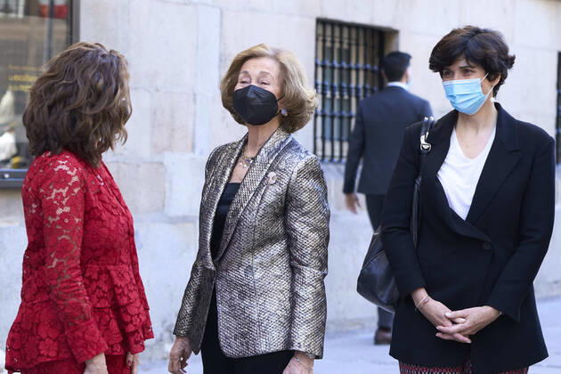 22-02-2022 Madrid Queen Sofia at the Ibero-American patronage awards of the Callia foundation in Madrid. No Spain Â  Copyright: xPPEx