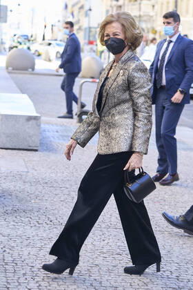 22-02-2022 Madrid Queen Sofia at the Ibero-American patronage awards of the Callia foundation in Madrid. No Spain Â  Copyright: xPPEx