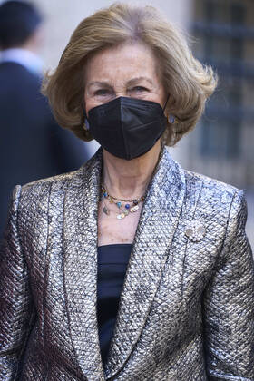 22-02-2022 Madrid Queen Sofia at the Ibero-American patronage awards of the Callia foundation in Madrid. No Spain Â  Copyright: xPPEx