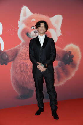 February 25, 2022, Rome, Italy: Manuel attends at the red carpet of Disney movie Red at The Space Cinema Moderno. Rome Italy - ZUMAs197 20220225_zaa_s197_491 Copyright: xMarioxCartellix