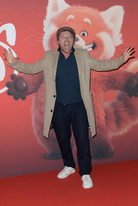 February 25, 2022, Rome, Italy: Marco Maccarini attends at the red carpet of Disney movie Red at The Space Cinema Moderno. Rome Italy - ZUMAs197 20220225_zaa_s197_508 Copyright: xMarioxCartellix