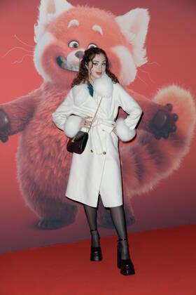 February 25, 2022, Rome, Italy: Carlotta Fiasella attends at the red carpet of Disney movie Red at The Space Cinema Moderno. Rome Italy - ZUMAs197 20220225_zaa_s197_525 Copyright: xMarioxCartellix