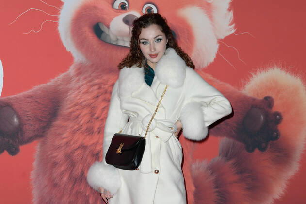 February 25, 2022, Rome, Italy: Carlotta Fiasella attends at the red carpet of Disney movie Red at The Space Cinema Moderno. Rome Italy - ZUMAs197 20220225_zaa_s197_529 Copyright: xMarioxCartellix