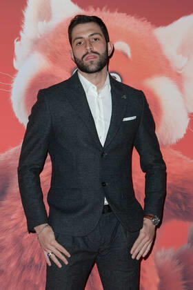 February 25, 2022, Rome, Italy: Giorgio Di Bonaventura attends at the red carpet of Disney movie Red at The Space Cinema Moderno. Rome Italy - ZUMAs197 20220225_zaa_s197_532 Copyright: xMarioxCartellix