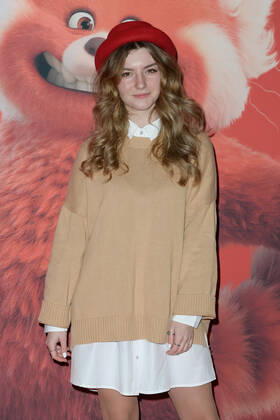 February 25, 2022, Rome, Italy: Roxy attends at the red carpet of Disney movie Red at The Space Cinema Moderno. Rome Italy - ZUMAs197 20220225_zaa_s197_535 Copyright: xMarioxCartellix