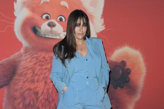 February 25, 2022, Rome, Italy: Teresanna Pugliese attends at the red carpet of Disney movie Red at The Space Cinema Moderno. Rome Italy - ZUMAs197 20220225_zaa_s197_565 Copyright: xMarioxCartellix