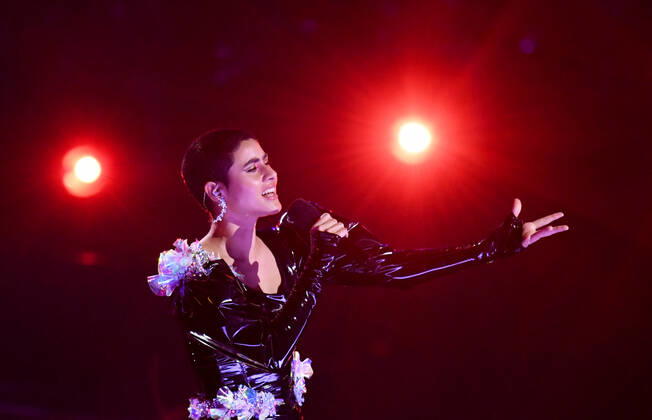 EUROVISION AUSTRALIA FINAL, Montaigne performs during the Eurovision Australia Decides 2022 final at the Gold Coast Convention and Exhibition Centre on the Gold Coast, Saturday, February 26, 2022. ( NO ARCHIVING, EDITORIAL USE ONLY, NO USE IN BOOKS WITHOUT CONSENT GOLD COAST QLD AUSTRALIA  Copyright: xDARRENxENGLANDx 20220227001628414455