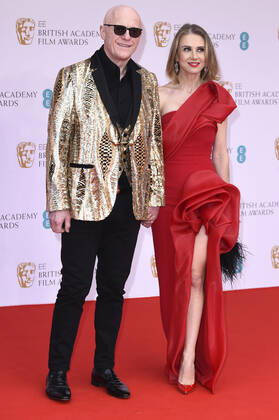 John Caudwell and Modesta Vzesniauskaite at the BAFTA Film Awards 2022 75th British Academy Film Awards at the Royal Albert Hall London, 13 03 2022. Foto:xS.xVasx xFuturexImage