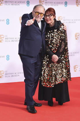 Alessandro Bertolazzi with wife Giovanna Bertolazzi at the BAFTA Film Awards 2022 75th British Academy Film Awards at the Royal Albert Hall London, 13 03 2022. Foto:xS.xVasx xFuturexImage