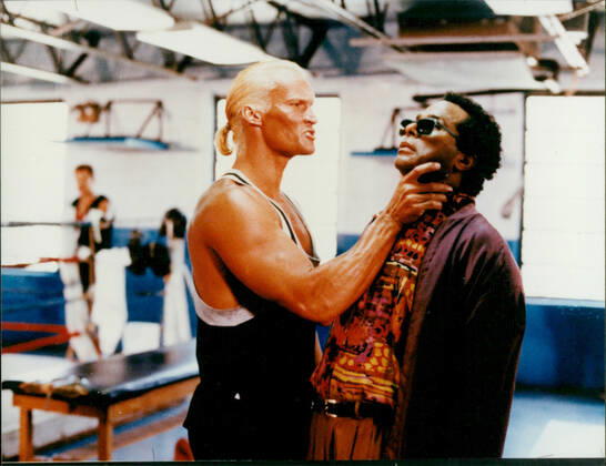 extra large Two super guys in Miami Philip Michael Thomas in a Scene from extra large Two super guys in Miami