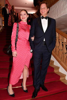 Lucie Heinze and her father Thomas Heinze at the Gala Spa Awards on 26 03 2022 at the Stanglwirt in Kitzbuehel Gala Spa Awards 2022 in Kitzbuehel