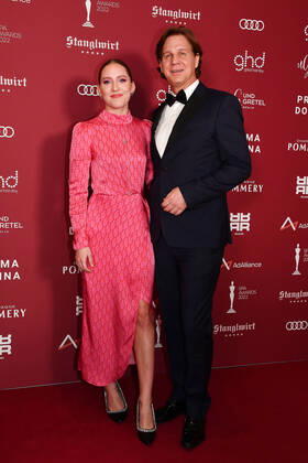 Lucie Heinze and her father Thomas Heinze at the Gala Spa Awards on 26 03 2022 at the Stanglwirt in Kitzbuehel Gala Spa Awards 2022 in Kitzbuehel