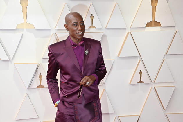 Wesley Snipes arrives for the 94th annual Academy Awards at the Dolby Theatre in the Hollywood section of Los Angeles on Sunday, March 27, 2022.  LAP20220327352 JIMxRUYMEN