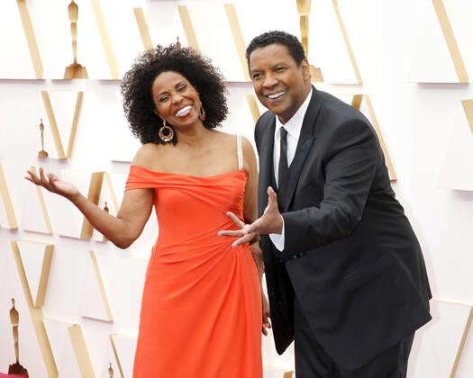 94th Academy Awards (Oscars) - Red Carpet Arrivals Featuring: Paulette Washington, Denzel Washington Where: Los Angeles, California, United States When: 28 Mar 2022 Credit: Abby Grant Cover Images Copyright: xx 51341838 EDITORIAL USE ONLY. NOT FOR USE BY NEWSPAPERS BASED IN THE UK.