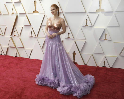 March 27, 2022, Los Angeles, CA, USA: LOS ANGELES - MAR 27: Jessica Chastain at the 94th Academy Awards at Dolby Theater on March 27, 2022 in Los Angeles, CA Los Angeles USA - ZUMAnc22 20220327_zaa_nc22_370 Copyright: xKathyxHutchinsx