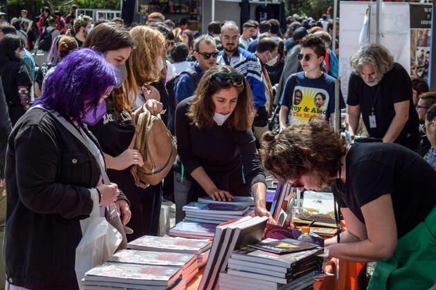 Cosplayers bring their favorite characters to life during Comic book festival in Athens Hundreds attend to the Comicdom Con Festival, a three-day comic books event organized by non-profit organizations. Athens Greece Copyright: DimitrisxAspiotis