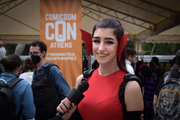 Cosplayers bring their favorite characters to life during Comic book festival in Athens Cosplayers dressed as their favourite comic book characters stand for a photo during Comicdom Con Festival, a three-day comics event organized by non-profit organizations. Athens Greece Copyright: DimitrisxAspiotis