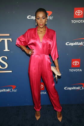 HOLLYWOOD, CA - APRIL 23: Amina Buddafly at the 2022 Trumpet Awards at the Dolby Theatre in Hollywood, California on April 23, 2022. Copyright: xFayexSadoux