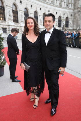 Romy Gala 2022 Vienna, 23 04 2022 Hary PRINZ with wife