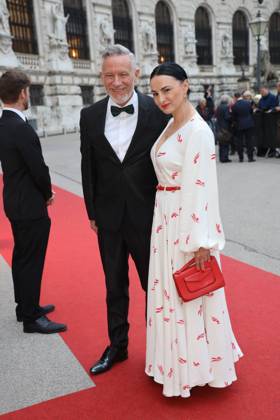 Romy Gala 2022 Vienna, 23 04 2022 Mimi FIEDLER with husband