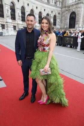 Romy Gala 2022 Vienna, 23 04 2022 Kristina INHOF with company