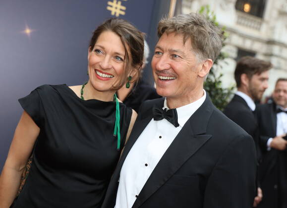 Romy Gala 2022 Vienna, 23 04 2022 Tobias MORETTI with wife Julia
