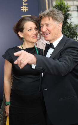 Romy Gala 2022 Vienna, 23 04 2022 Tobias MORETTI with wife Julia