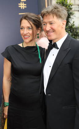 Romy Gala 2022 Vienna, 23 04 2022 Tobias MORETTI with wife Julia