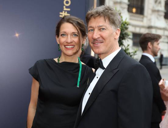 Romy Gala 2022 Vienna, 23 04 2022 Tobias MORETTI with wife Julia