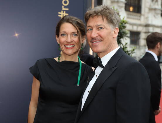 Romy Gala 2022 Vienna, 23 04 2022 Tobias MORETTI with wife Julia