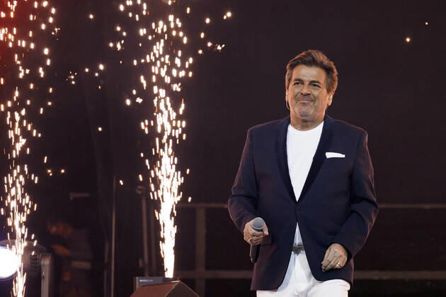 Pop singer Thomas Anders at the big Schlagerfest XXL in the Lanxess Arena Cologne, 23 04 2022 NRW Germany Copyright: xChristophxHardtx