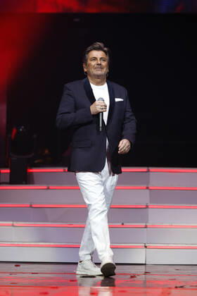 Pop singer Thomas Anders at the big Schlagerfest XXL in the Lanxess Arena Cologne, 23 04 2022 NRW Germany Copyright: xChristophxHardtx