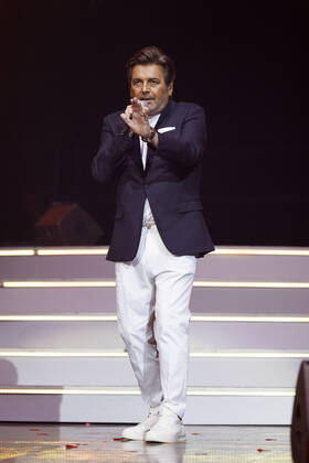 Pop singer Thomas Anders at the big Schlagerfest XXL in the Lanxess Arena Cologne, 23 04 2022 NRW Germany Copyright: xChristophxHardtx