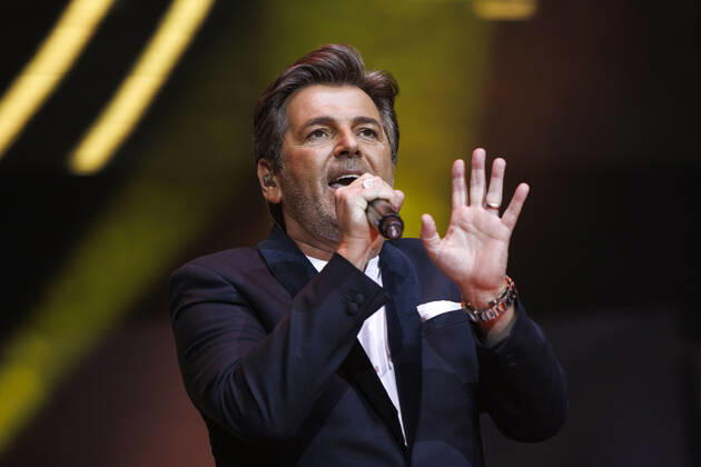 Pop singer Thomas Anders at the big Schlagerfest XXL in the Lanxess Arena Cologne, 23 04 2022 NRW Germany Copyright: xChristophxHardtx