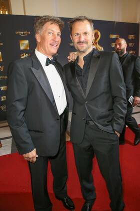 23 04 2022, Vienna Hofburg, ROMY Film u TV Prize, Gala award ceremony of the ORF u KURIER television prize in the picture Tobias Moretti, Philipp Hochmair, ROMY Film u TV Prize