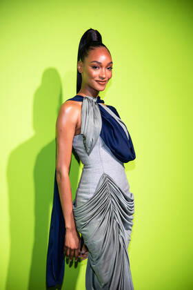 International Woolmark Prize 2022 London, UK. Jourdan Dunn at the Photocall at the International Woolmark Prize 2022 FINAL in London on 26th April 2022. LMK405-S260422LSAN-001 